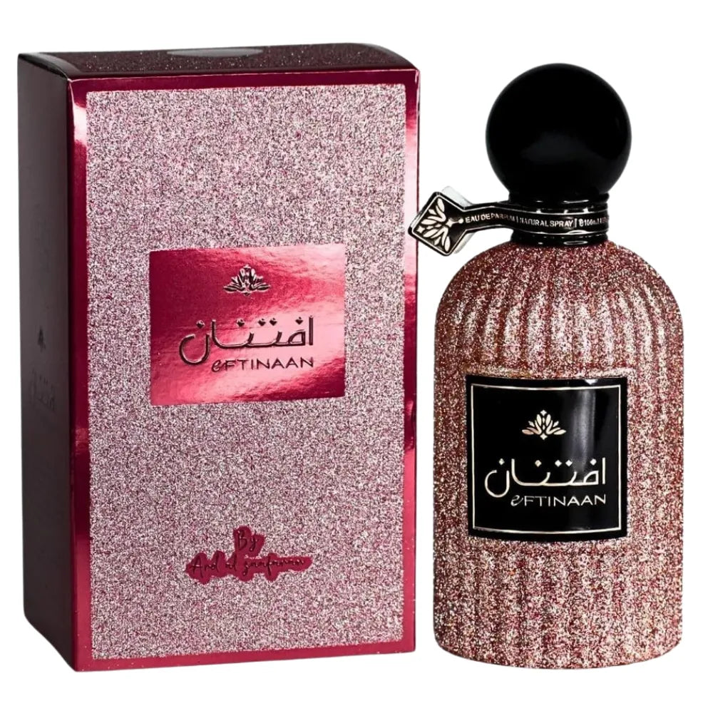 Ard Al Zaafaran Eftinaan Eau de Parfum Spray for Unisex, 100ml (3.4 Fl Oz)