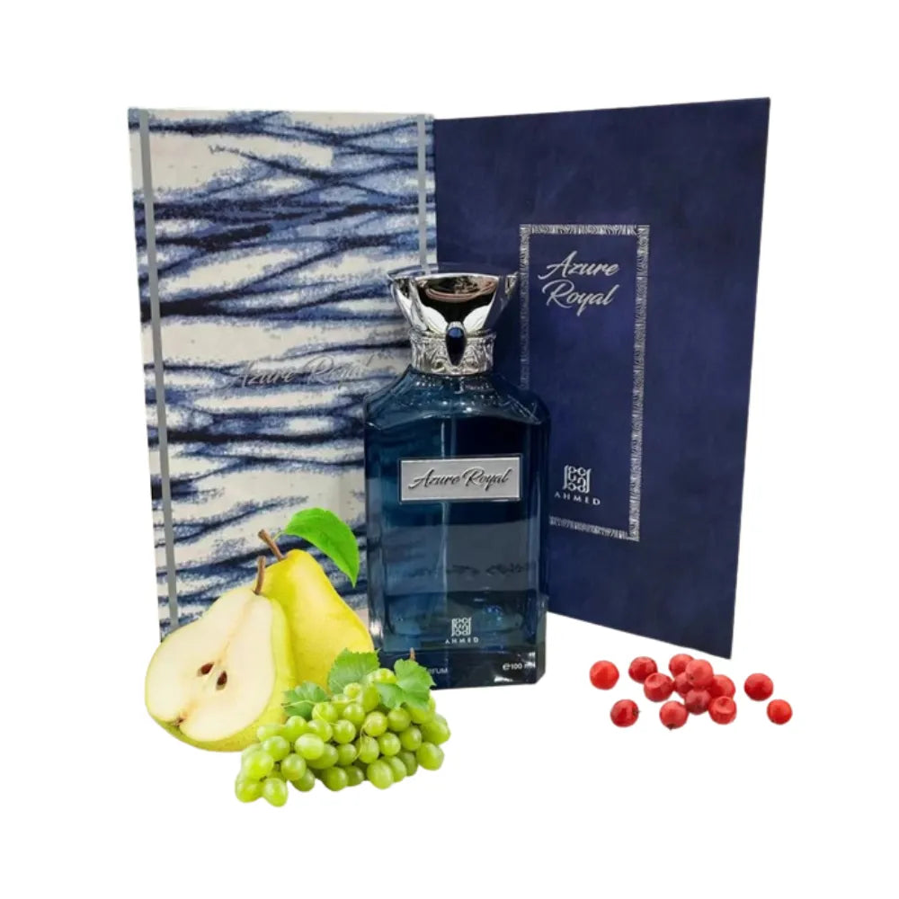 Azure Royal Eau De Parfum 100ML – Unisex Fruity Floral Fragrance by Ahmed Al Maghribi