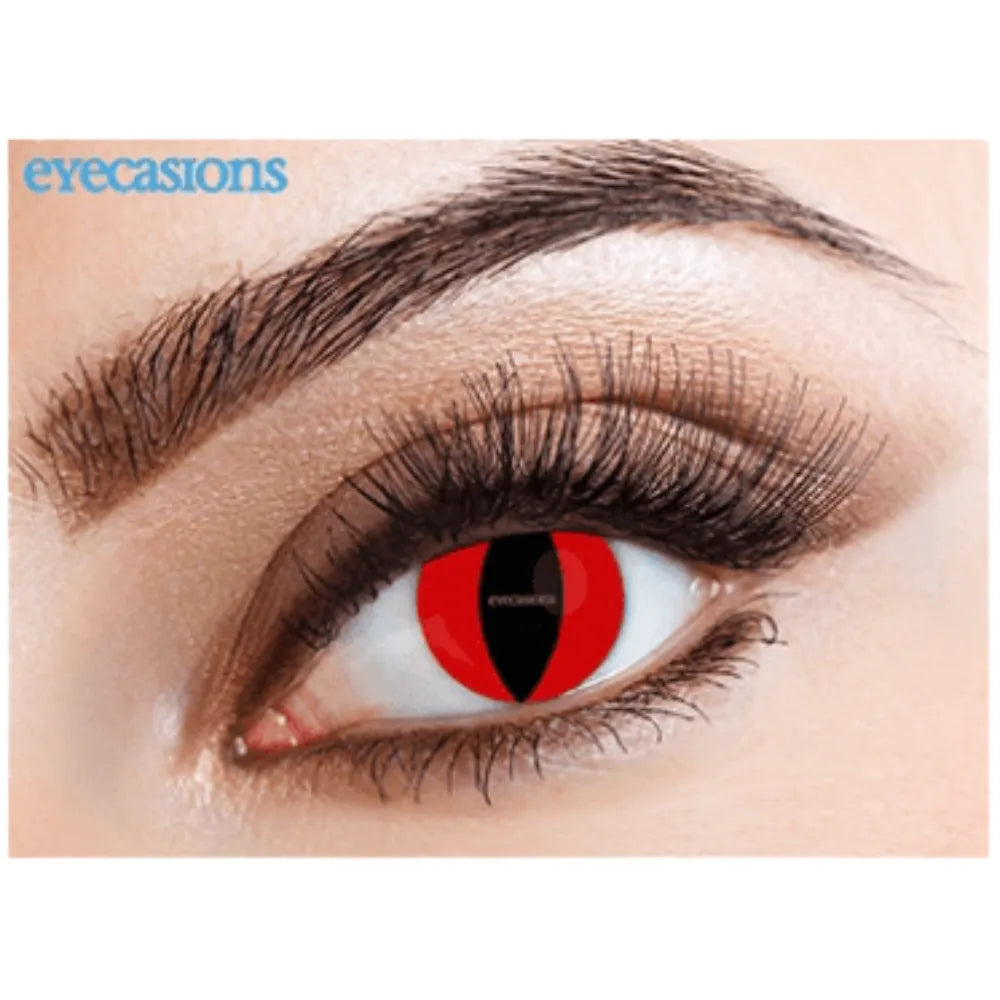 Eyecasions Red Cat Daily Contact Lenses