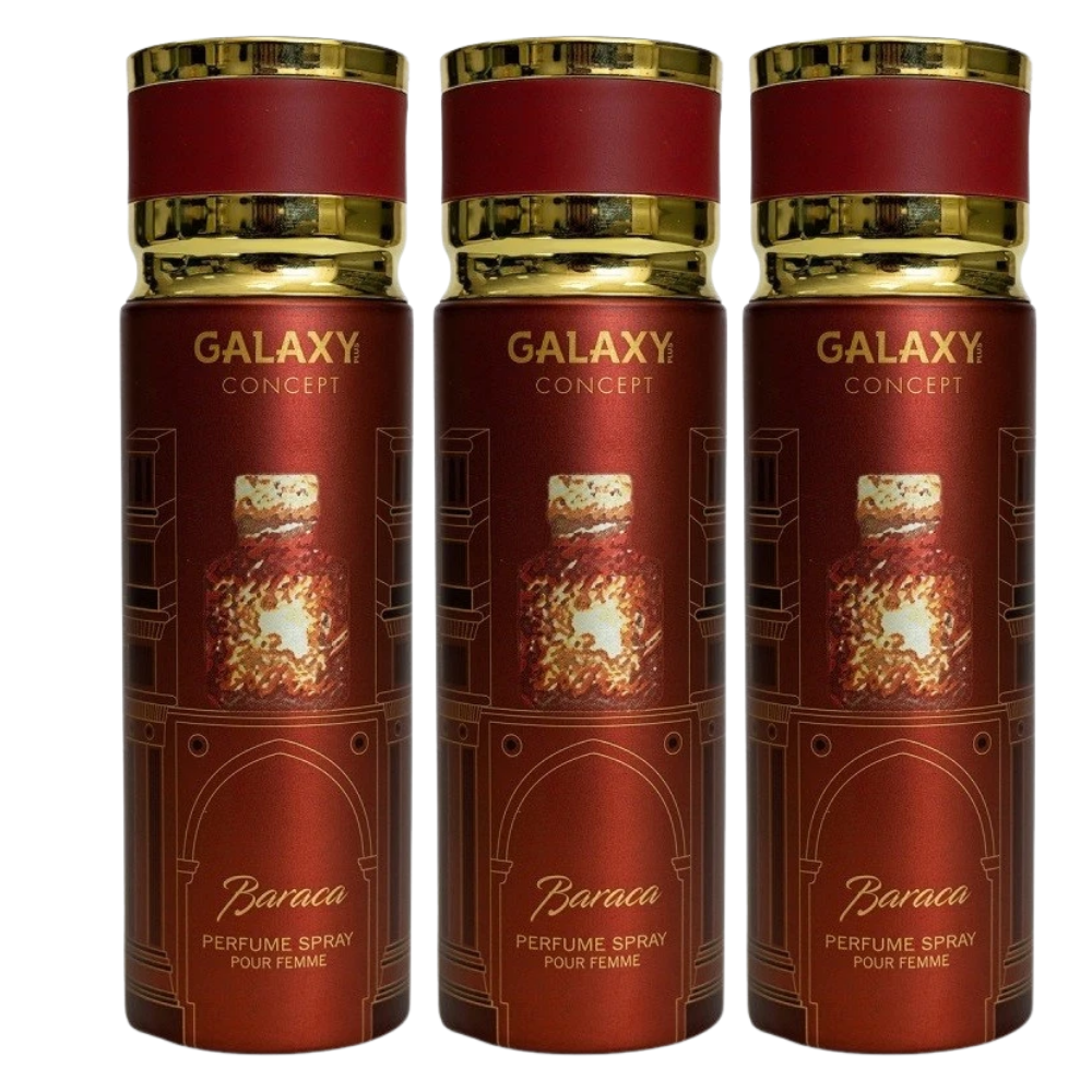 Galaxy Baraca Body Spray 200ml – Long-Lasting Men's Fragrance