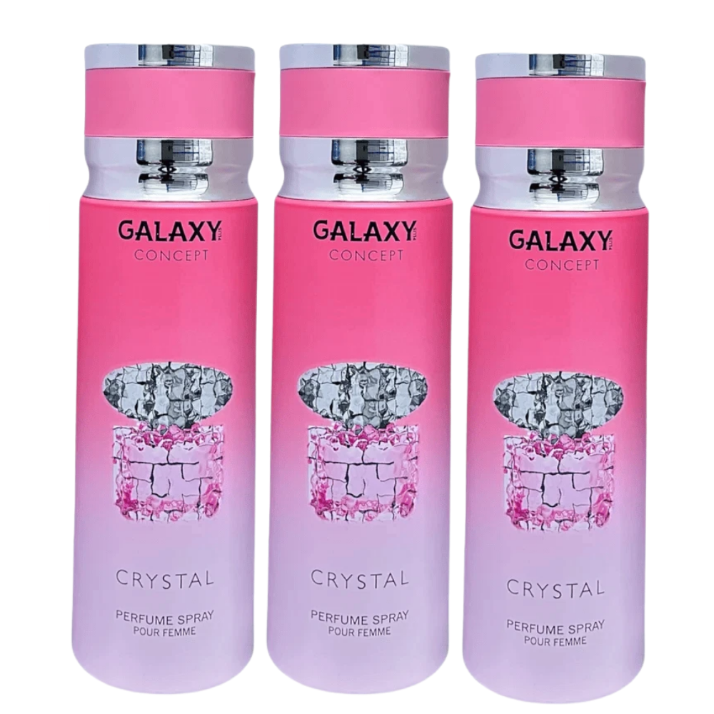 Galaxy Crystal Body Spray 200ml – Long-Lasting Men's Fragrance