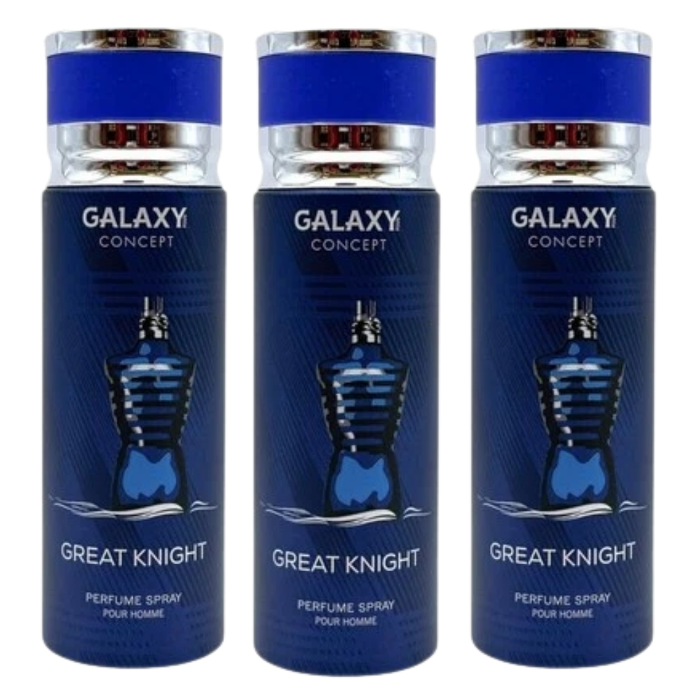 Galaxy Great Knight Body Spray 200ml – Men's Long-Lasting Fragrance Mist