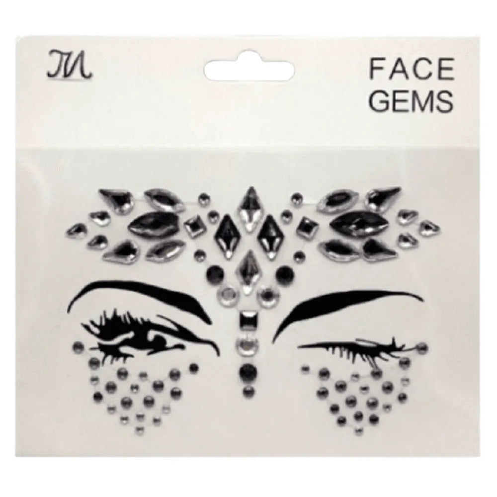 Lilyz Face Gems Black