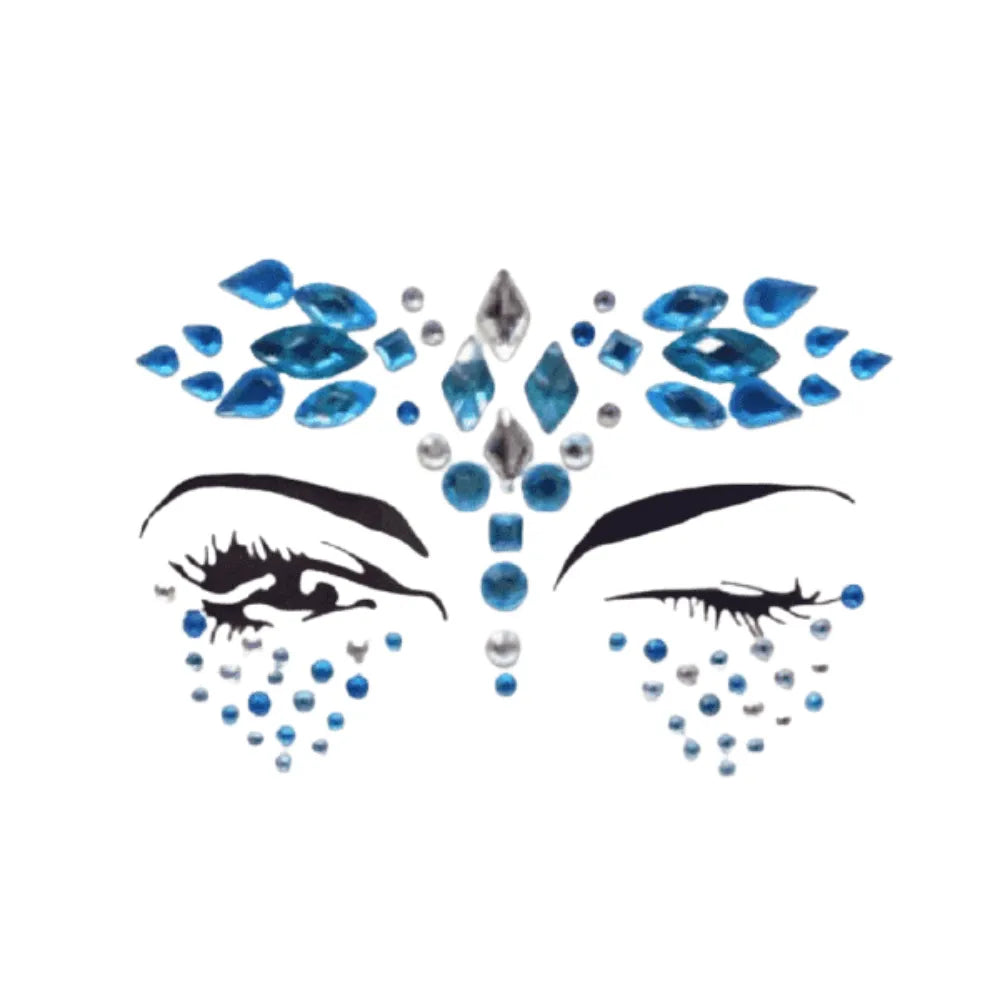 Lilyz Face Gems Blue
