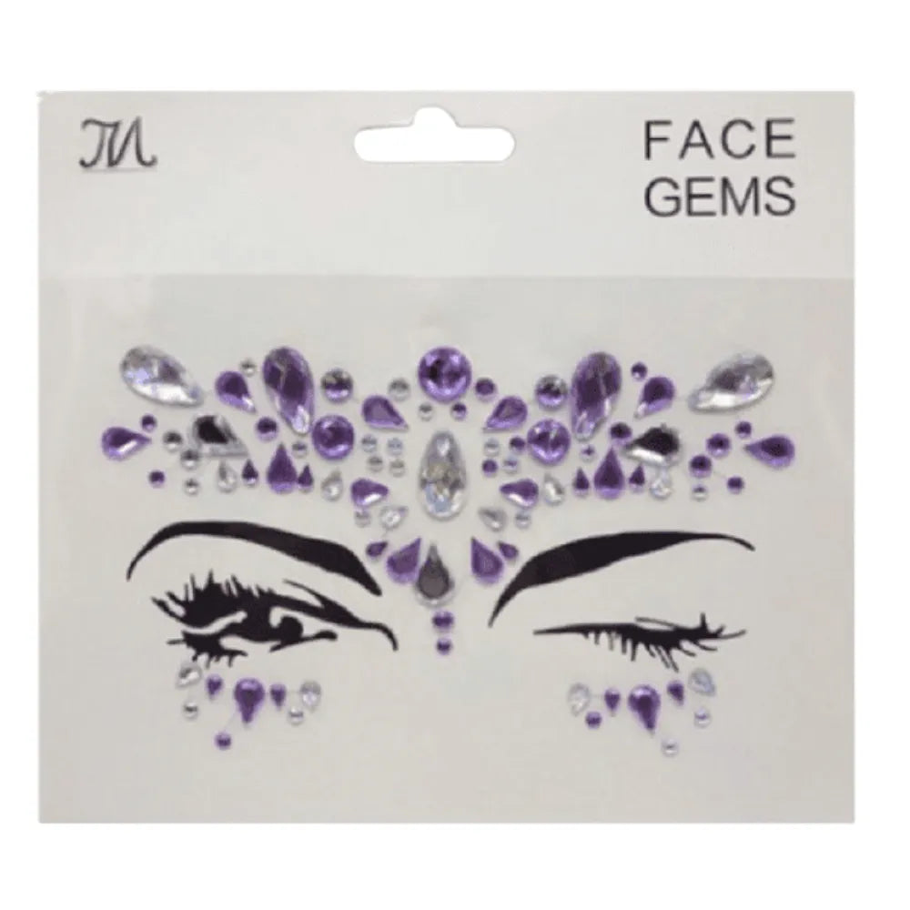 Lilyz Face Gems Purple