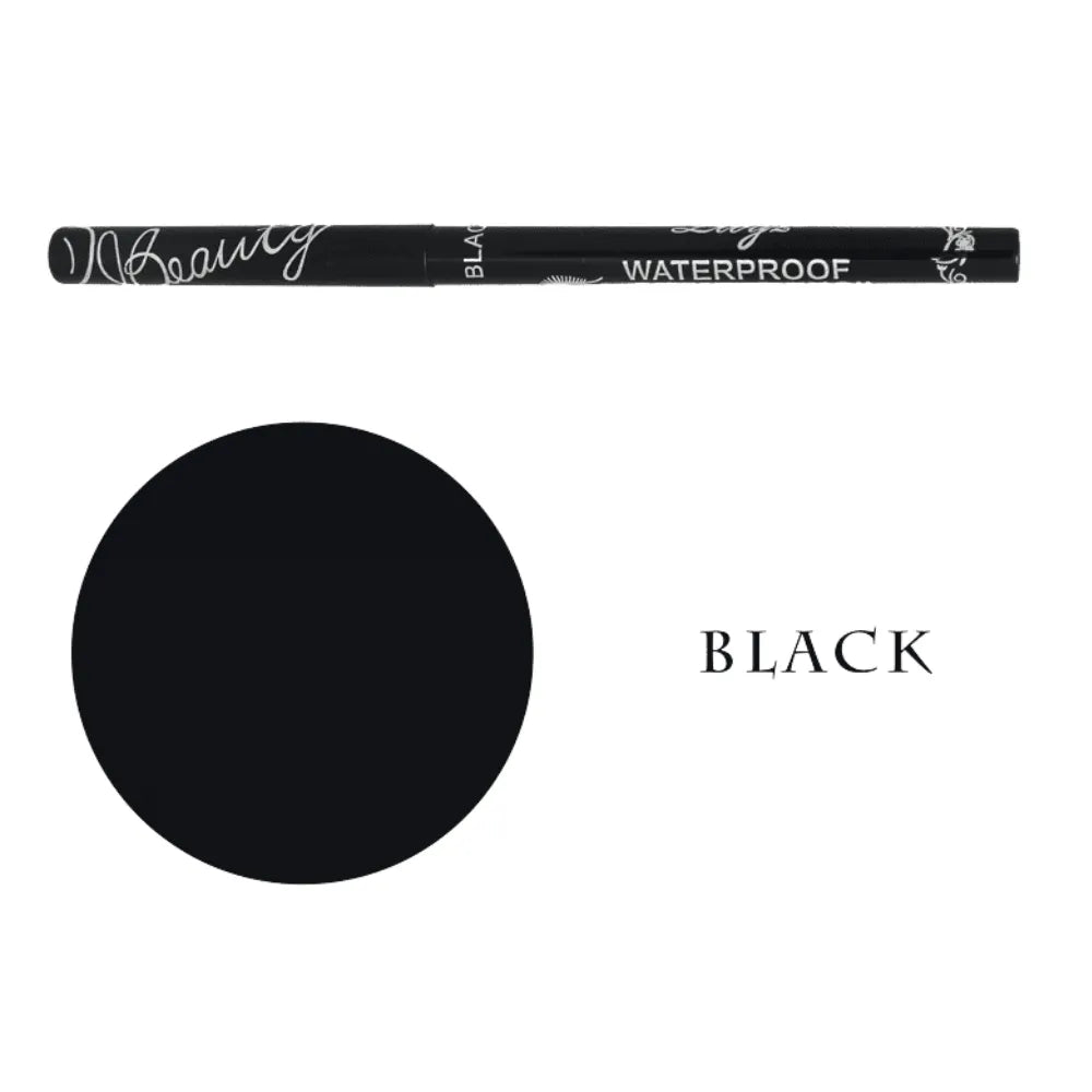Black eyeliner pencil with 'M. BEAUTY' branding on a white background
