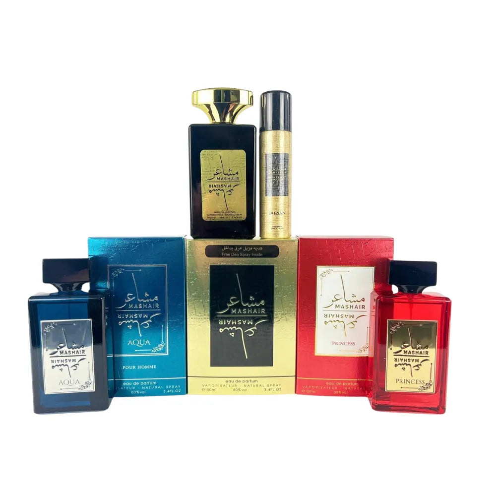 Mashair Perfume Collection EDP 100ml – Arabian Unisex Fragrance مشاعر عطر