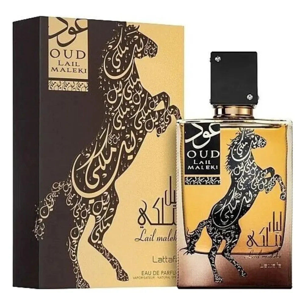 Oud Lail Maleki Eau de Parfum 100ml by Lattafa – Rich Arabian Oud Fragrance
