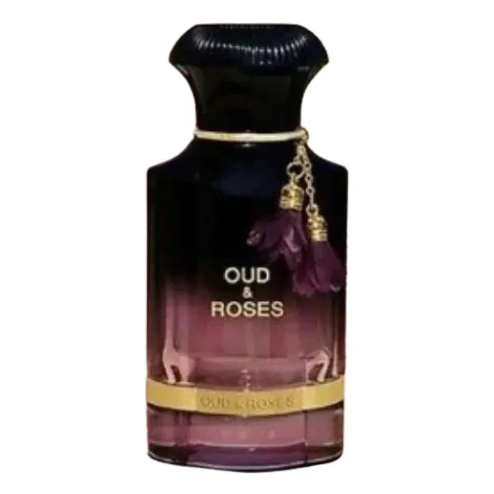 Oud and Roses Perfume 60ml  By Ahmed Al Maghribi  New Packaging