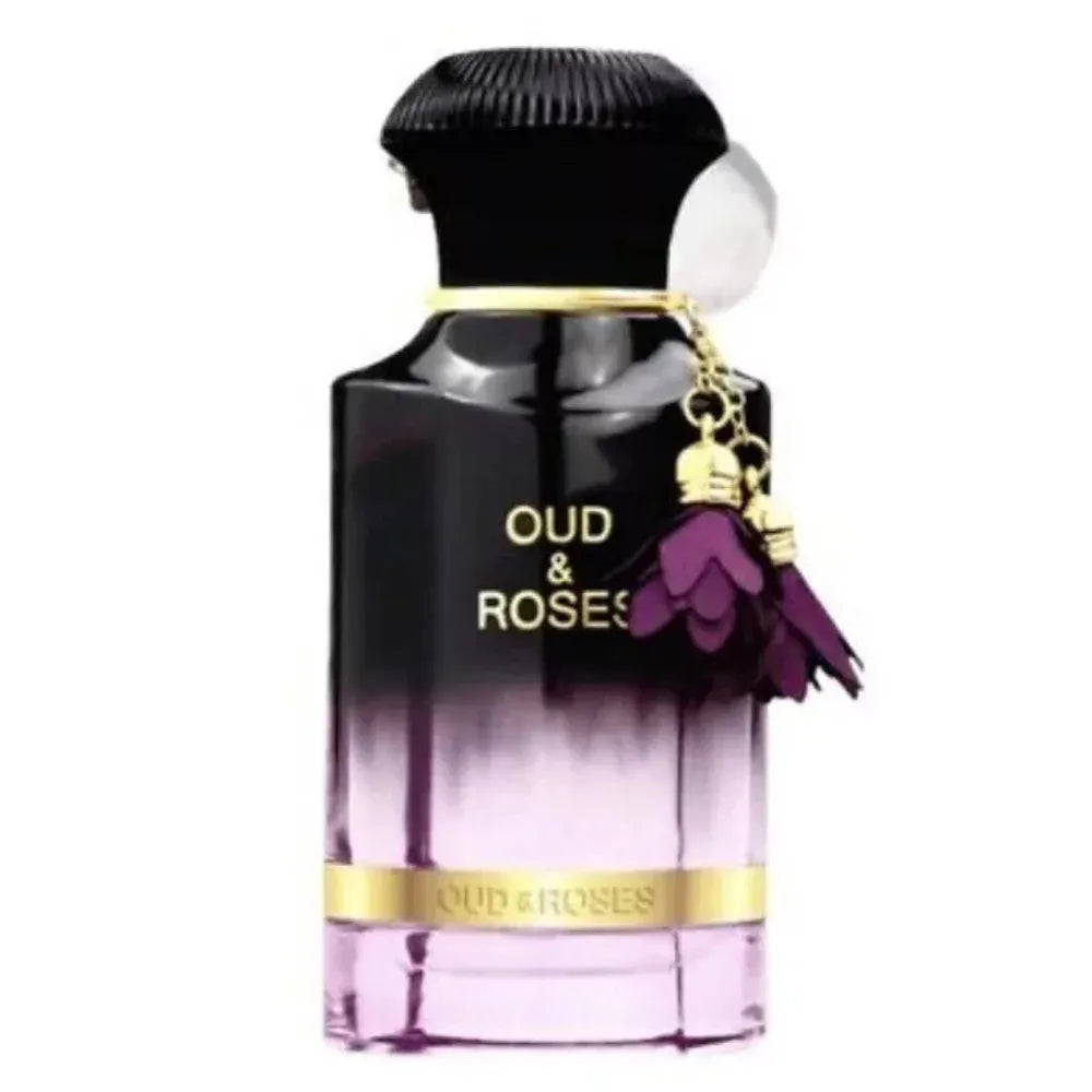 Oud and Roses Perfume 60ml  By Ahmed Al Maghribi  New Packaging