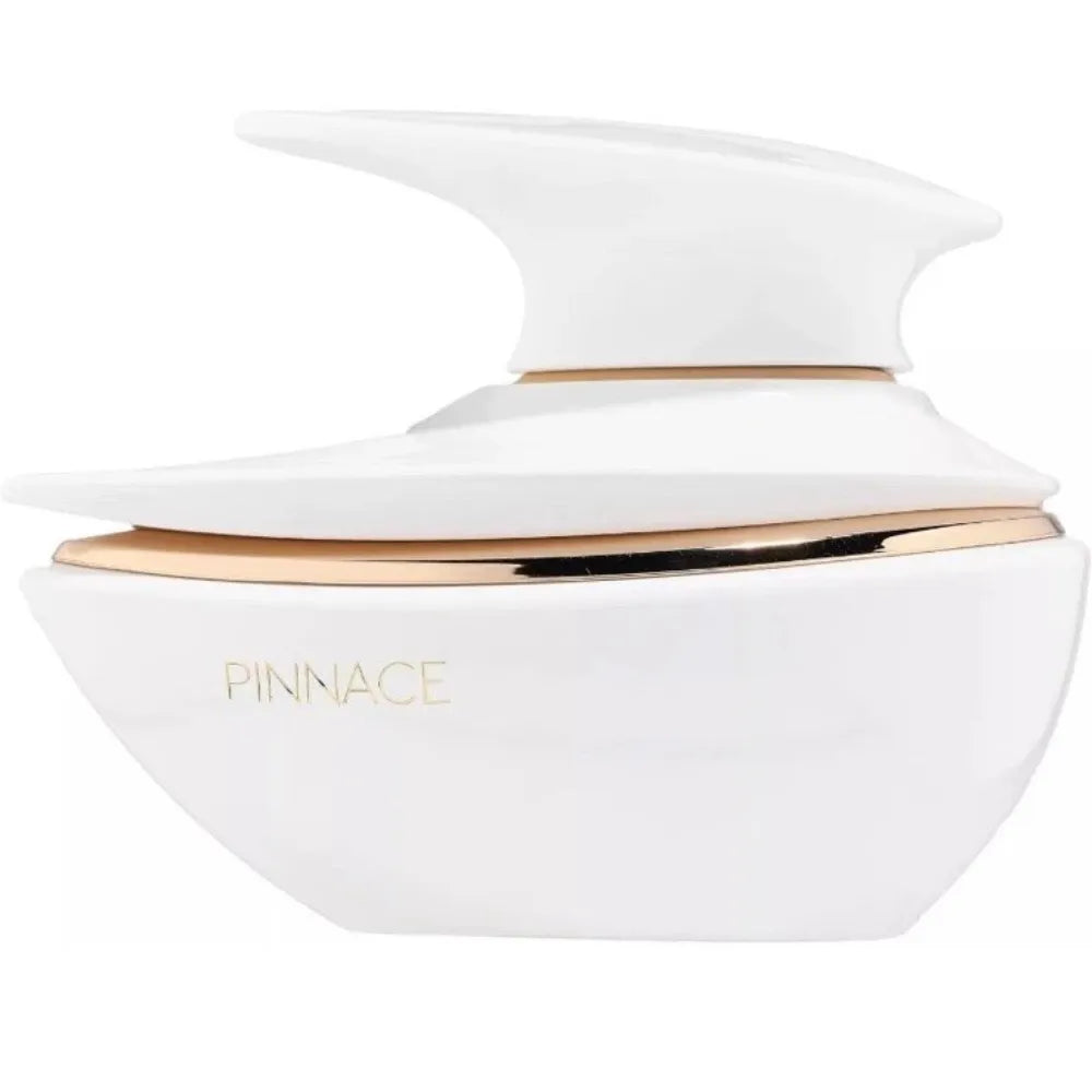 White and gold jar with 'Pinnacle' branding on a white background
