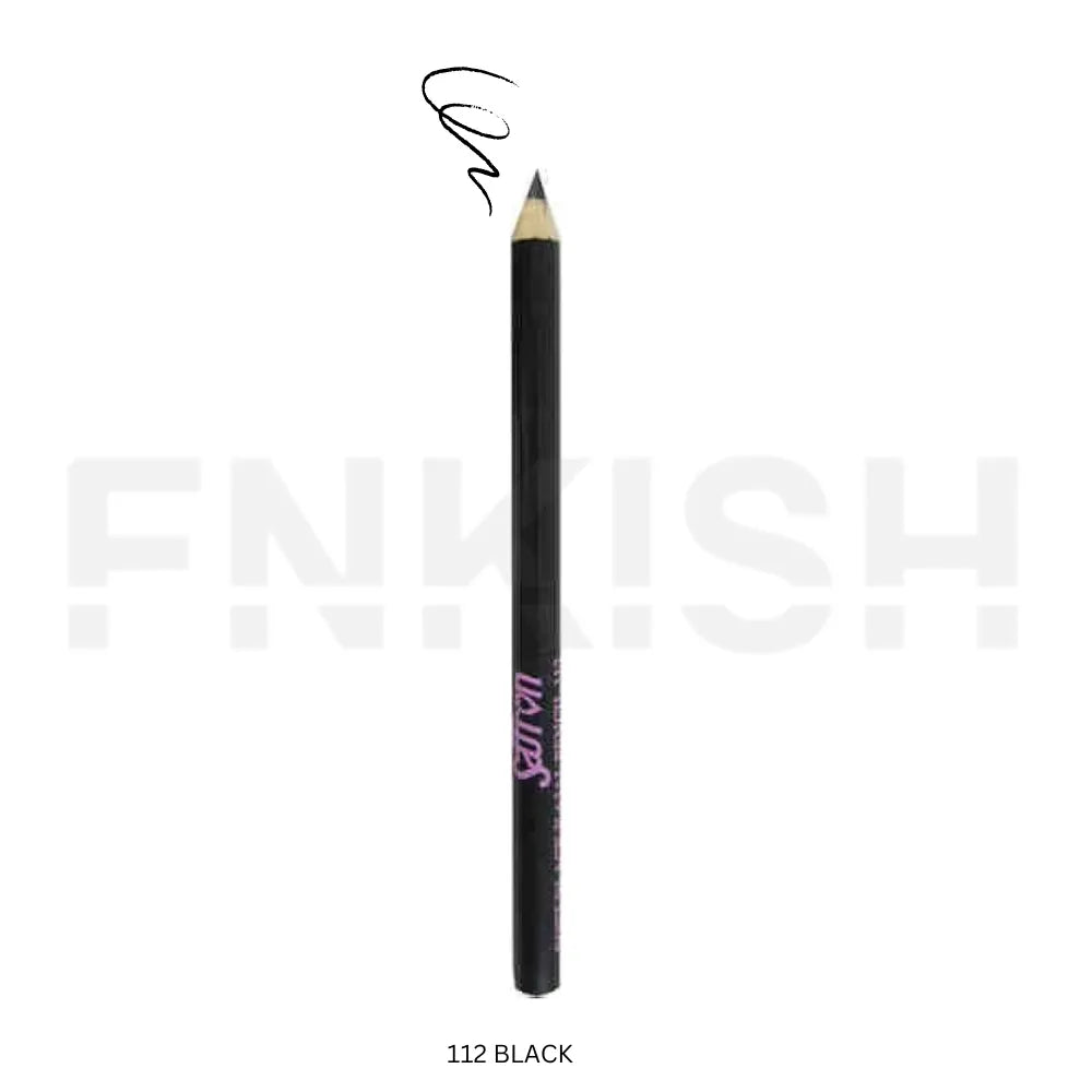 Black eyeliner pencil with 'Vivienne' branding on a white background