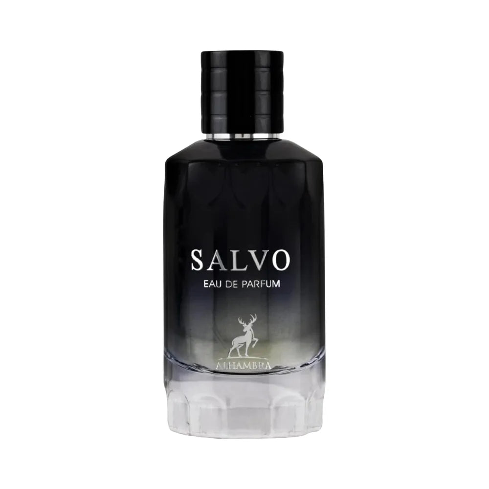 Salvo Eau de Parfum bottle on a white background