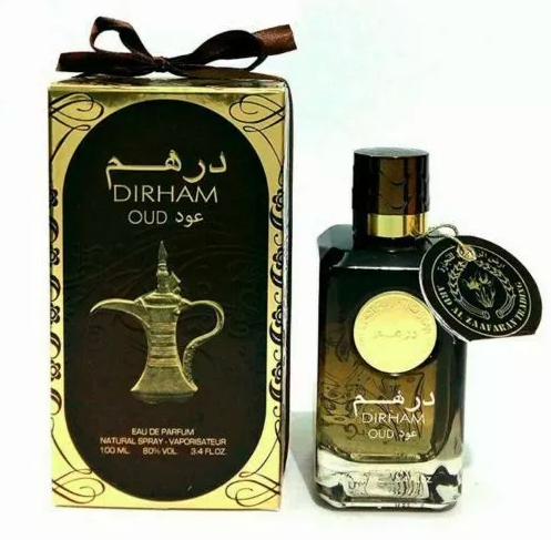 100ml Dirham Oud Eau De Parfum by Ard Al Zaafaran Oriental Arabian Perfume EDP