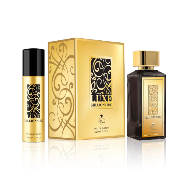 LUXE MILLIONAIRE 100ml Eau De Perfume with Deo Spray