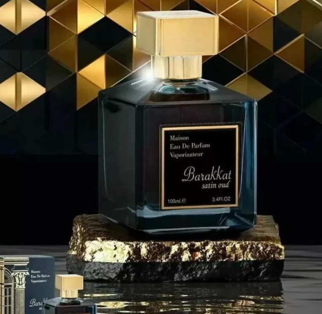 Barakkat Satin Oud Eau De Parfum Scent Spray 100ml By Fragrance World Free Post