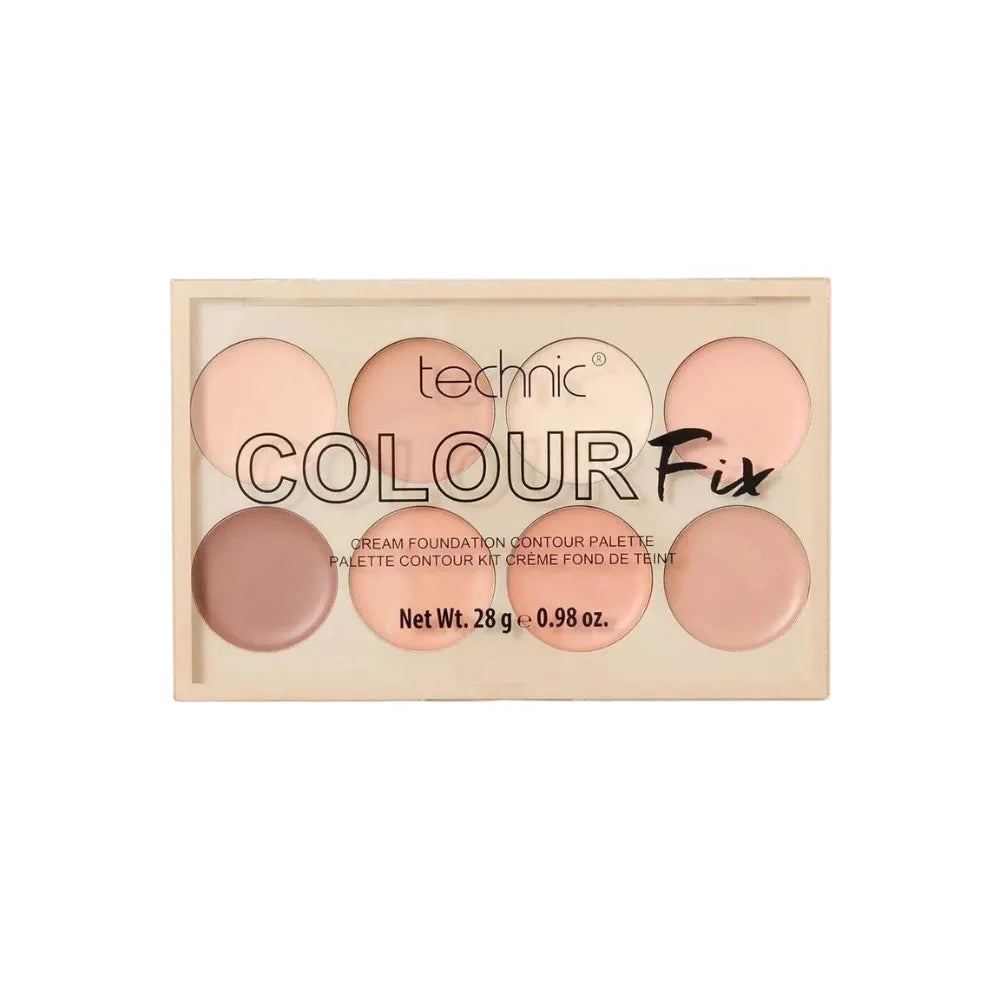 Technic Colour Fix Cream Contour Palette 2  8 Creamy Shades for Sculpting & Defining 