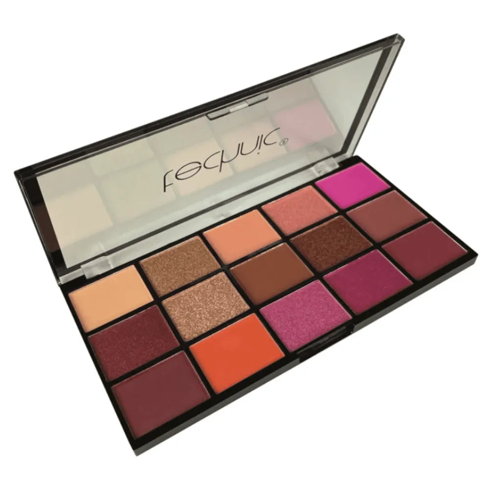 Technic Pressed Pigment Palette Hot Love 20536 – 15 Warm & Romantic Shades