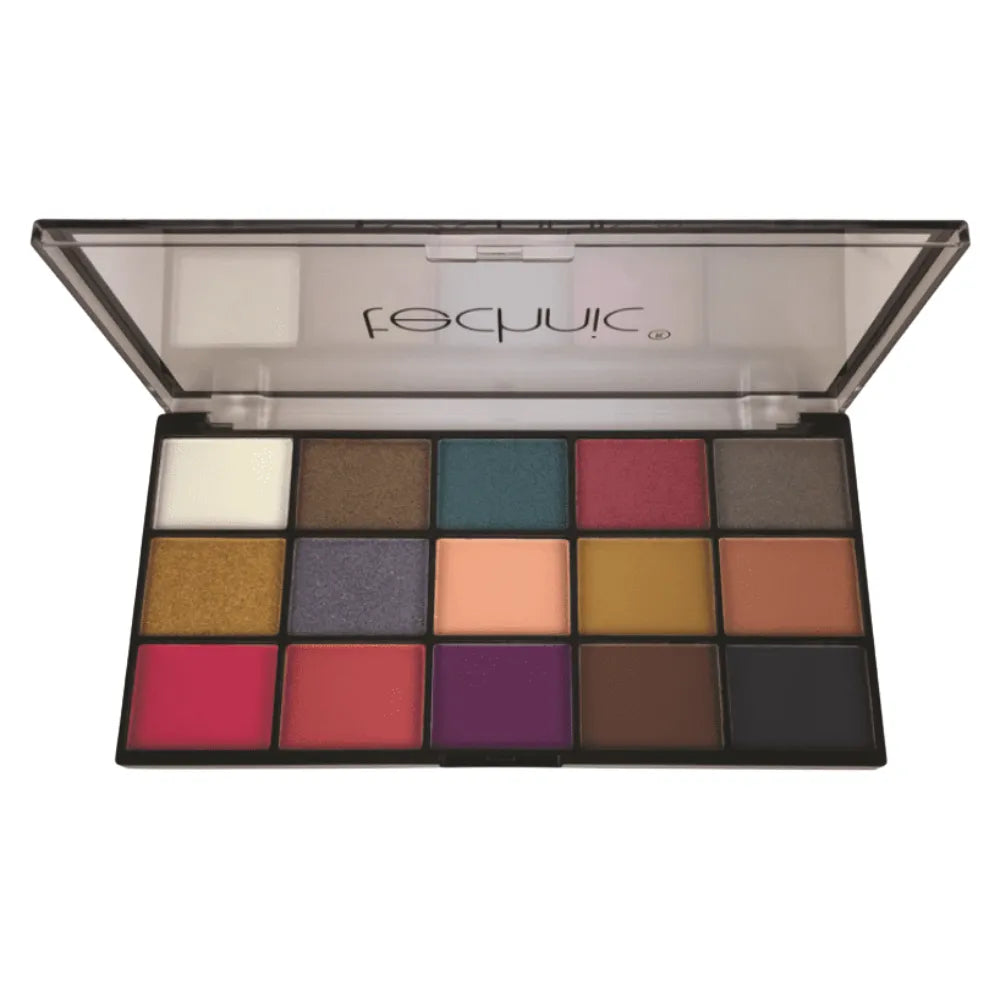 Technic Pressed Pigment Palette Vacay – 15 Travel-Inspired Eyeshadow Shades