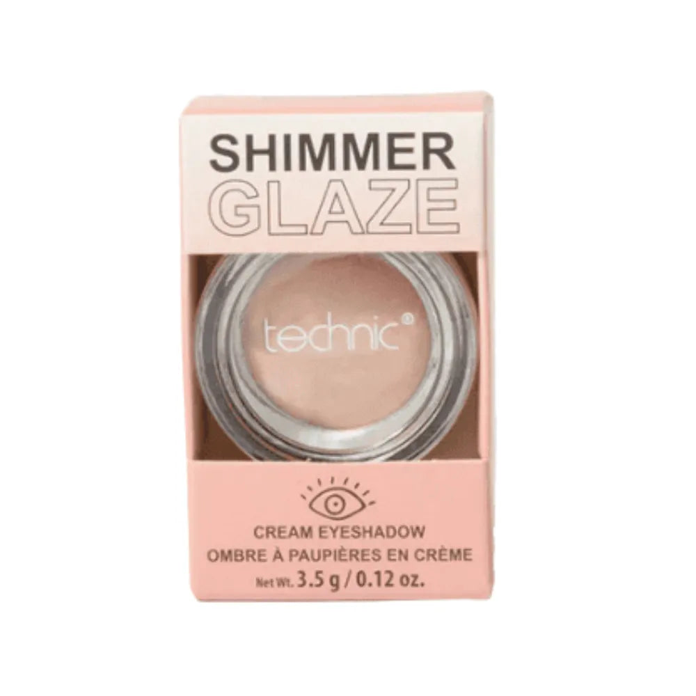 Technic Shimmer Glaze cream eyeshadow packaging on a white background