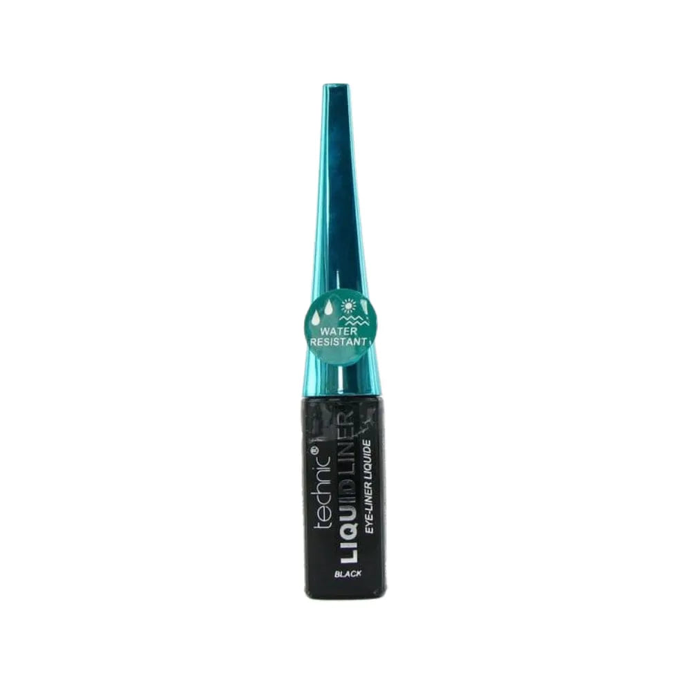 Technic liquid eyeliner with blue cap on a white background