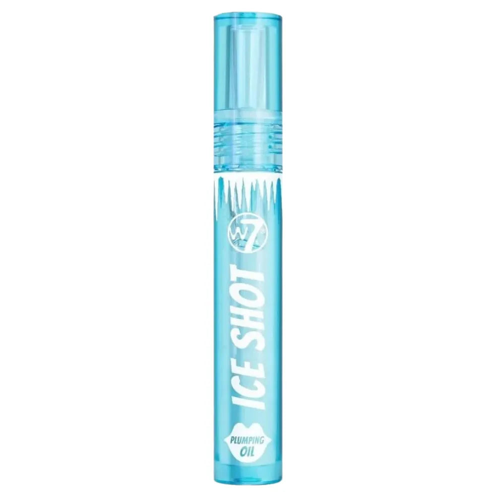W7 Lip Plumper Ice Shot Plumping Lip Oil – Clear Gloss & Shine 