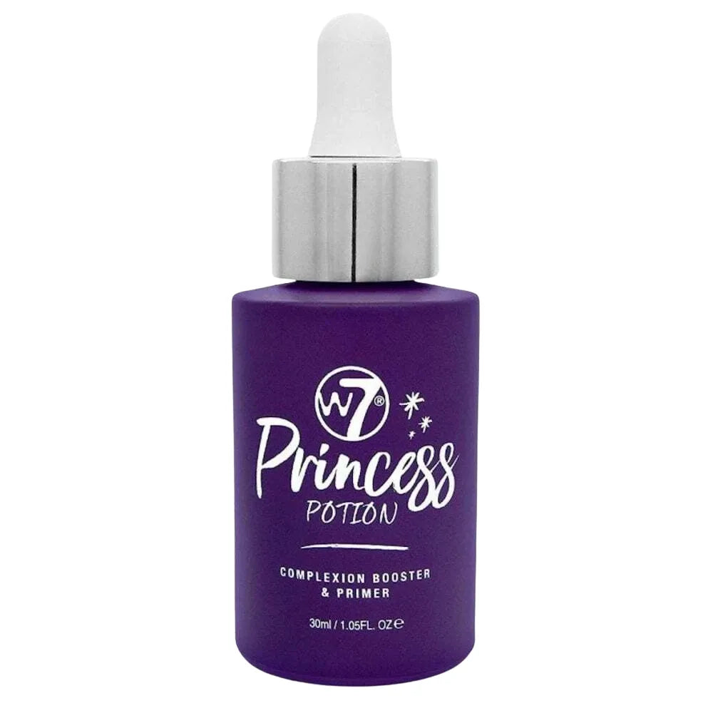 W7 Princess Potion Complexion Booster & Primer – Radiant Skin with Hyaluronic Acid & Oils 