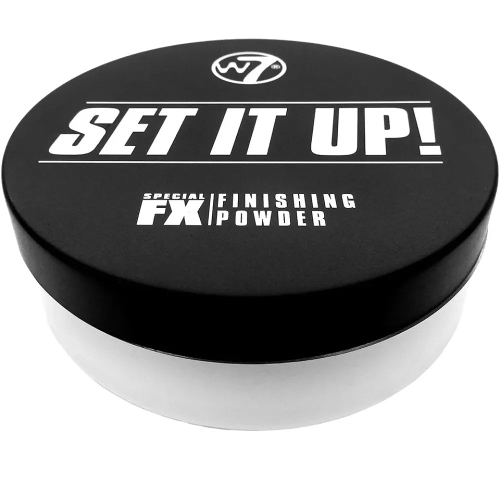 W7 Set It Up Special FX Finishing Powder container on a white background