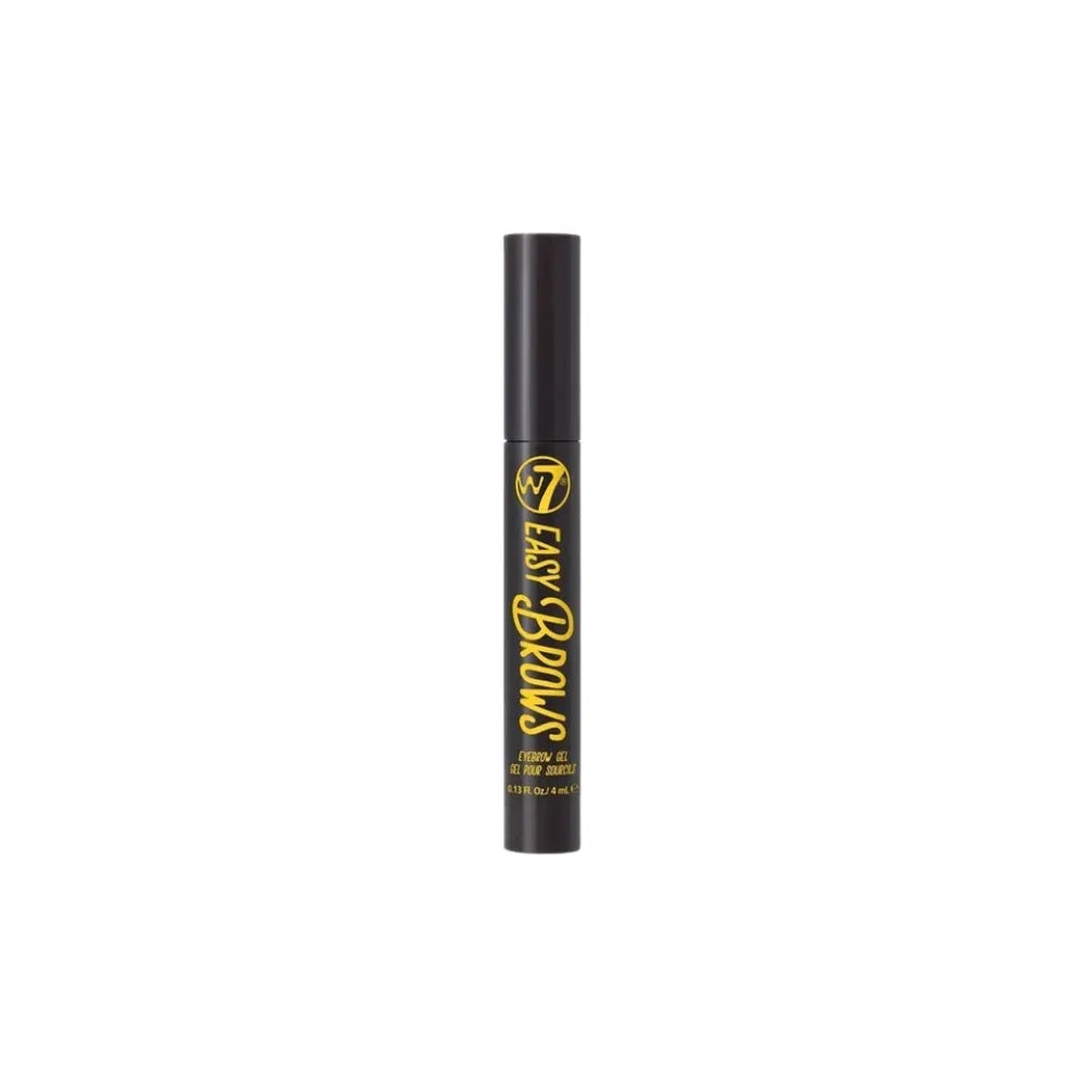 Black makeup pencil with yellow text on a white background
