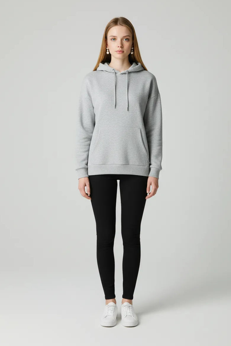 Women's plain grey jadore hoodies
