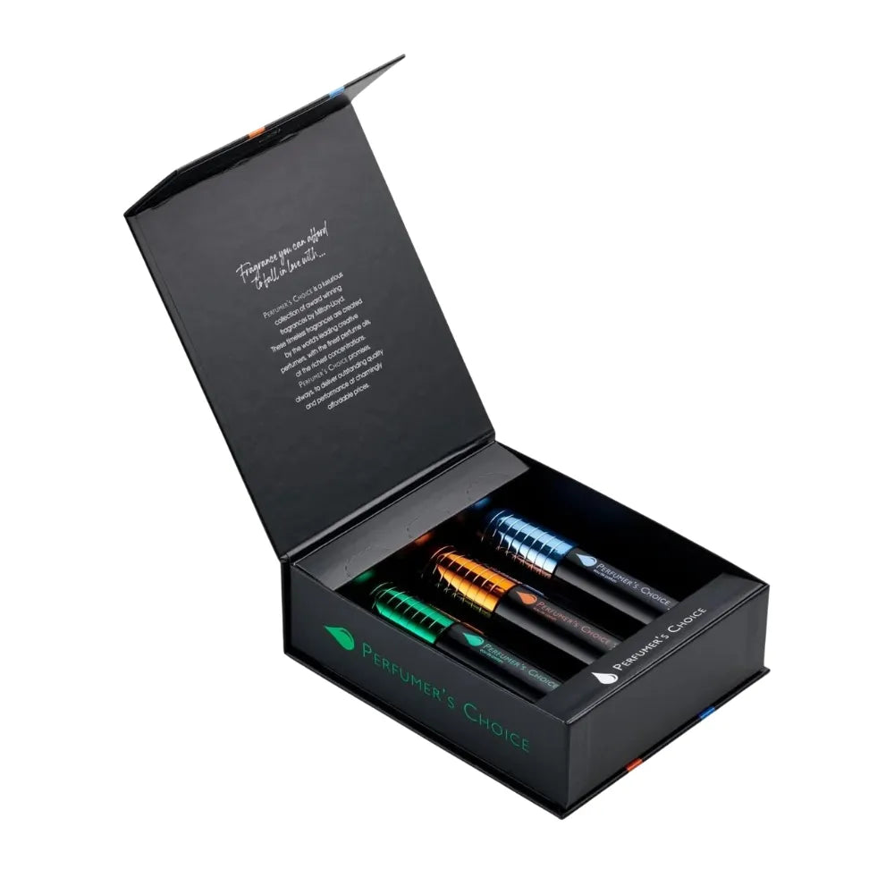 Perfumer's Choice No. 9 Victor, No. 10 Mojo & No. 11 Leo For Men | 3 x 50ml Eau De Parfum Gift Set