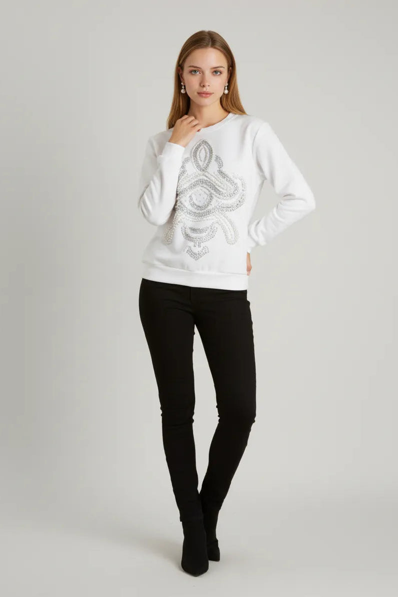 Pearl Cream Sweatshirt